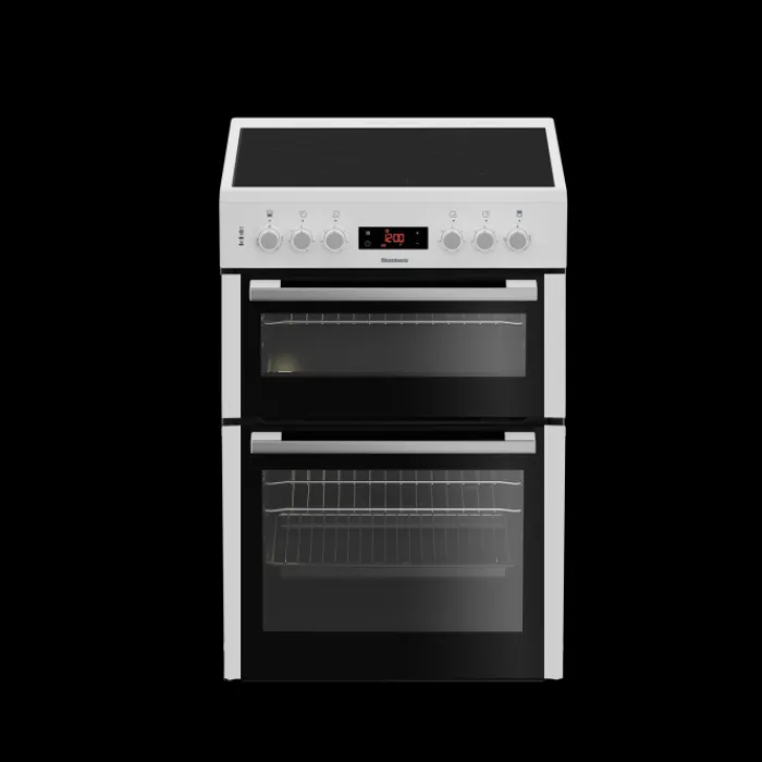 blomberg_hknw_cm_electric_5.webp Blomberg Freestanding Cookers*HKN65W 60cm Electric Double Oven with Ceramic Hob - White