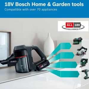 Bosch Vacuum Cleaners*BCS711GB Unlimited 7 Cordless Vacuum Cleaner - 40 Minutes Run Time - Dark Granite