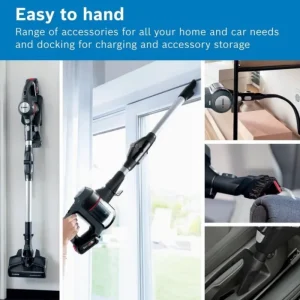Bosch Vacuum Cleaners*BCS711GB Unlimited 7 Cordless Vacuum Cleaner - 40 Minutes Run Time - Dark Granite