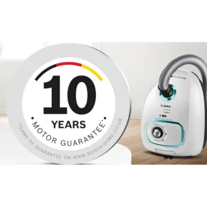 Bosch Vacuum Cleaners*BGBS4HYGGB Serie 4 ProHygienic 600W 4.5kg Cylinder Vacuum Cleaner - White