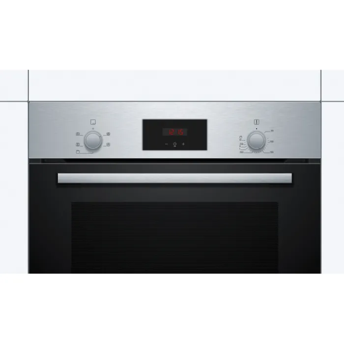 bosch_hhfbrb_cm_serie__bu_2.webp Bosch Built In Ovens*HHF113BR0B 59.4cm Serie 2 Built In Electric Single Oven with 3D Hot Air - Stainless Steel