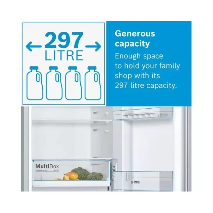 bosch_kgnnleag_cm__no_fro_6.webp Bosch Fridge Freezers/Freestanding Fridge Freezers*KGN34NLEAG 60cm 50/50 No Frost Fridge Freezer - Silver