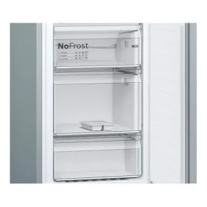 Bosch Fridge Freezers/Freestanding Fridge Freezers*KGN34NLEAG 60cm 50/50 No Frost Fridge Freezer - Silver