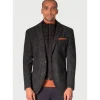 Brook Taverner Coats & Jackets*Irwell Herringbone Jacket - Charcoal