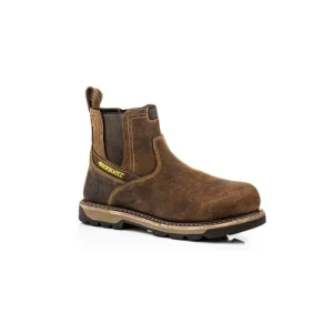 Buckbootz Safety Boots*B1180 Hard as Nails Dealer Boot Dark Brown
