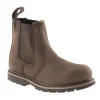 Buckbootz Safety Boots*B1150 Safety Dealer Boot Brown