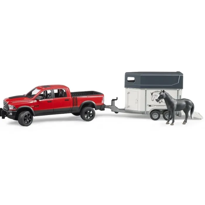 burder_ram__power_wagon_w_0.webp Bruder Bruder*Burder RAM 2500 Power Wagon with horse trailer and horse 02501