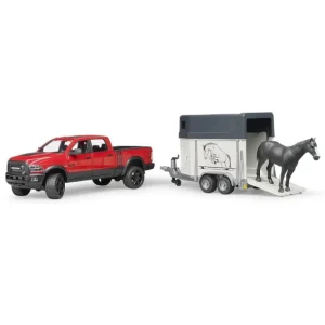 Bruder Bruder*Burder RAM 2500 Power Wagon with horse trailer and horse 02501