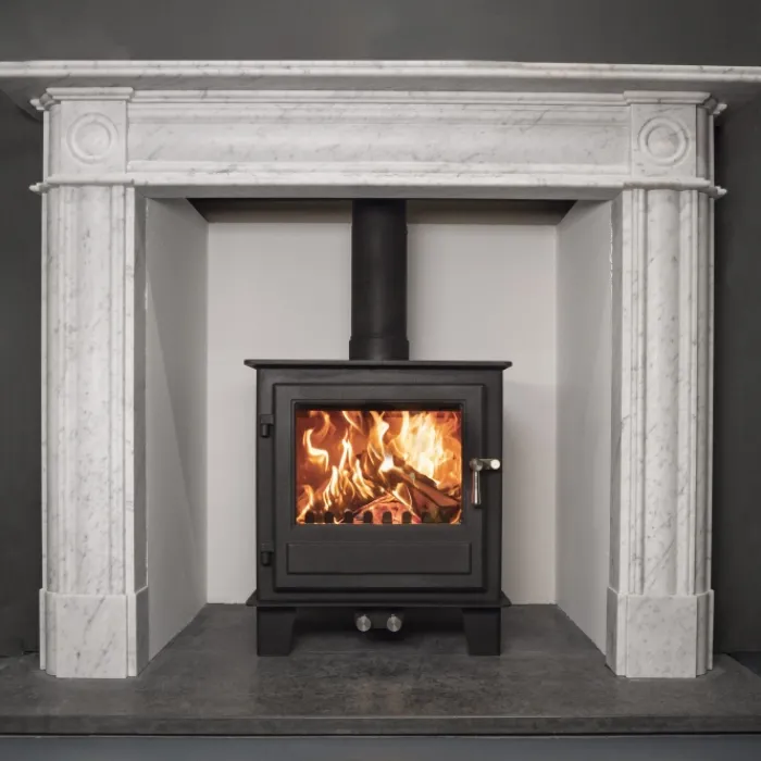 clock_blithfield__multi_f_0.webp Clock Woodburner And Multifuel Stoves*Blithfield 5 Multi Fuel Stove 5kW - Black with Stainless Steel Fittings