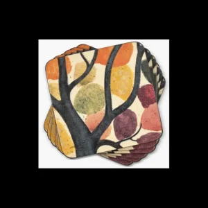 Portmeirion Kitchen And Dining | Tableware*Coasters Dancing Leaves 6 Pack