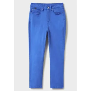 Women Crew Clothing Company Trousers*Crew Cropped Jean - Blue