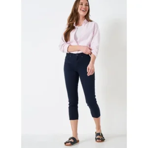 Women Crew Clothing Company Trousers*Crew Cropped Jean - Navy