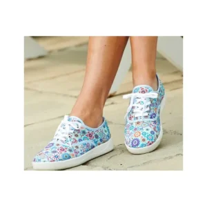 Women D B Shoes Ltd Trainers | Wide Fitting*DB Shoes Charlie - Sky Blue