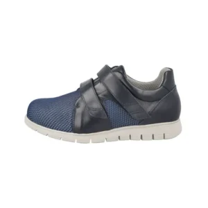 D B Shoes Ltd Trainers | Wide Fitting*DB Shoes Fraser Trainers - Navy