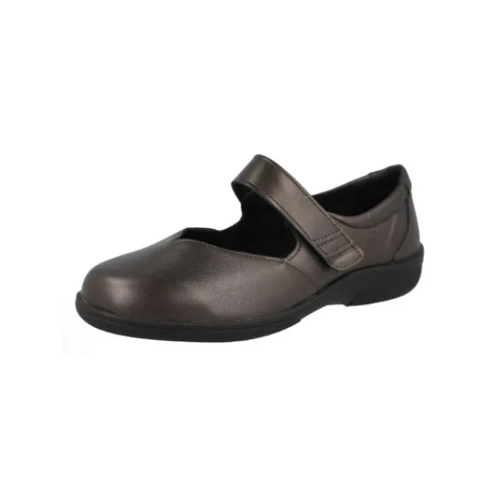 db_shoes_gull_bronze_mata_0.webp Women D B Shoes Ltd Shoes | Wide Fitting*DB Shoes Gull Bronze Matallic Leather