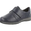 Women D B Shoes Ltd Shoes | Wide Fitting*DB Shoes Rail Navy Stretch Leather Shoe