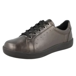 Women D B Shoes Ltd Wide Fitting*DB Shoes Sinead - Bronze Matallic