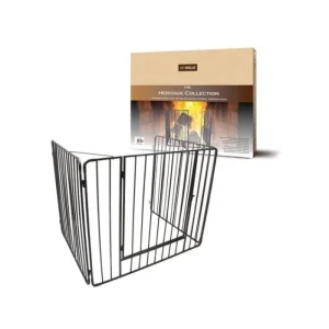 De Vielle Fire Tools & Maintenance*DEV621 Premium Heavy Duty Stove Guard with Front Opening Gate