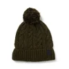 Failsworth Hats Hats, Gloves & Scarves | Accessories*Failsworth Aran Cable Knit Beanie – Olive