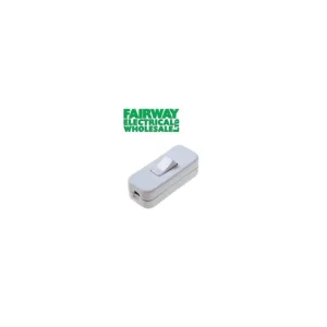 Fairway Electrical Wholesale Accessories*FAIRWAY Prepack 6 Amp 3 Core Torpedo Switch White