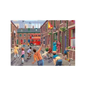 Falcon Construction Sets*Jigsaw - Playing In The Street 2 x 500 Piece