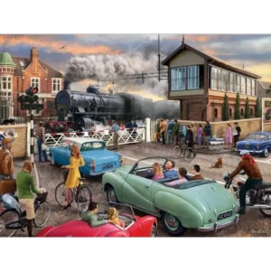 Falcon Construction Sets*Jigsaw - The Level Crossing 1000 Piece