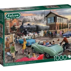 Falcon Construction Sets*Jigsaw - The Level Crossing 1000 Piece