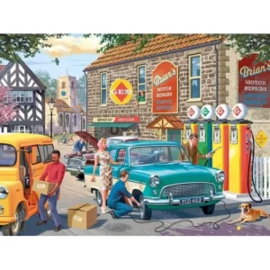 Falcon Construction Sets*Jigsaw - The Petrol Station 1000 Piece