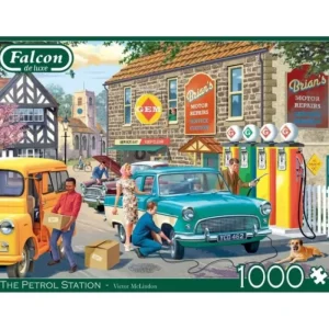 Falcon Construction Sets*Jigsaw - The Petrol Station 1000 Piece