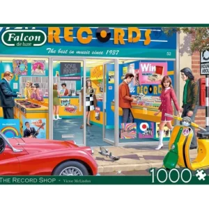 Falcon Construction Sets*Jigsaw - The Record Shop 1000 Piece