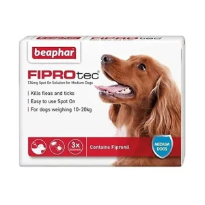 BESTPETS Dogs*FIPROTec Medium dog flea and tick treatment