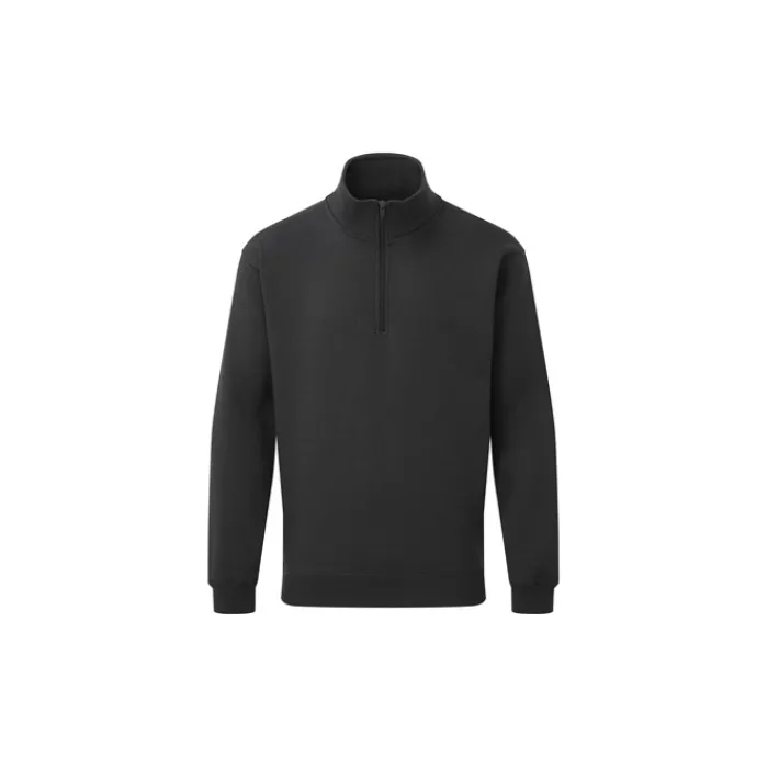 fort_workforce__zip_sweat_0.webp Fort Jumpers & Cardigans*Workforce 1/4 Zip Sweatshirt Grey