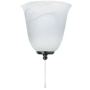 OAKS LIGHTING Indoor*Frost half bell wall light