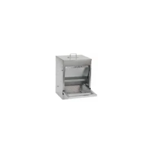 TONY MITCHELL LTD Small Animal*Galvanised Poultry Treadle Feeder 10kg