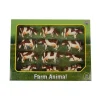 GLOBE FARMING Globe Farming*- Cows Brown + White 12 Piece