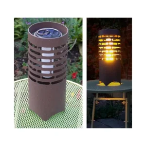 GREENKEY GARDEN + HOME LTD Lighting & Decor*Greenkey Large Round Solar Flamelight