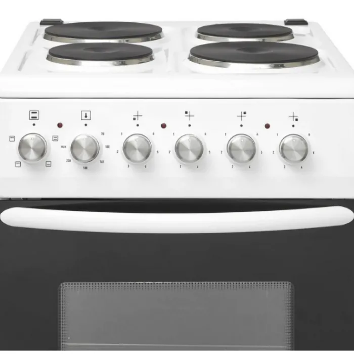 haden_hesw_cm_electric_co_0.webp Haden Freestanding Cookers*HES050W 50cm Electric Cooker with Solid Plate Hob - White