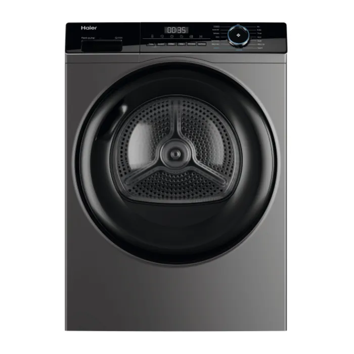 haier_hdasuk_kg_heat_pump_7.webp Haier Tumble Dryers/Freestanding Tumble Dryers*HD90-A2939S-UK 9kg Heat Pump Tumble Dryer - Graphite
