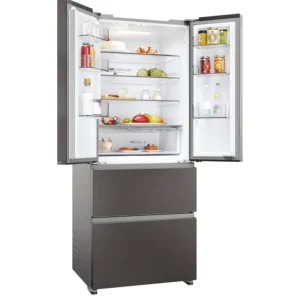 Haier Fridge Freezers/Freestanding Fridge Freezers*HFR3718ENMD 70cm 60/40 Total No Frost Fridge Freezer - Dark Inox