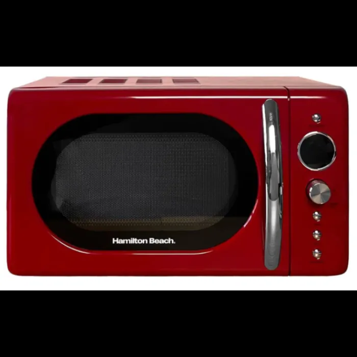 hamilton_beach_hbhr__litr_0.webp Hamilton Beach Microwaves*HB70H20R 20 Litre Retro Microwave - Red