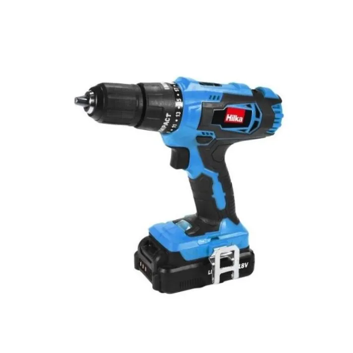 hilka_v_liion_cordless_ha_2.webp Hilka Tools (UK) Ltd Electric Drills*Hilka 18V Li-Ion Cordless Hammer Drill In Bmc