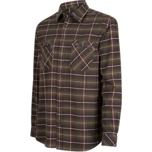 Hoggs Of Fife Ltd Shirts | Shooting*Hoggs Countrysport Hunting Shirt Olive/ Wine