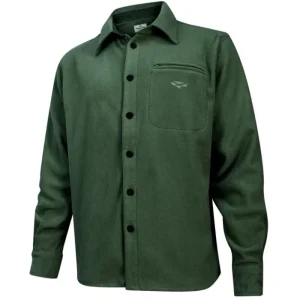 Hoggs Of Fife Ltd Shirts*Hoggs Highlander Micro Fleece Shirt Green