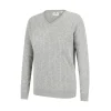 Women Hoggs Of Fife Ltd Jumpers & Cardigans*Hoggs Lauder Ladies Cable Pullover Grey