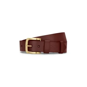 Hoggs Of Fife Ltd Accessories*Hoggs Luxury Leather Belt - Dark Brown