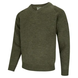 Hoggs Of Fife Ltd Jumpers & Cardigans | Shooting*Hoggs Melrose V Neck Hunting Pullover Loden