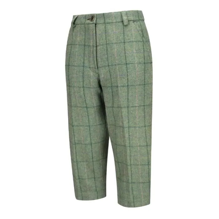 hoggs_roslin_technical_tw_1.webp Women Hoggs Of Fife Ltd Trousers*Hoggs Roslin Technical Tweed Breeks - Spring Bracken