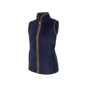 Women Hoggs Of Fife Ltd Gilets*Hoggs Stenton Ladies Fleece Gilet - Navy