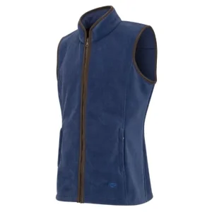 Women Hoggs Of Fife Ltd Gilets*Hoggs Stenton Ladies Fleece Gilet - Nordic Blue