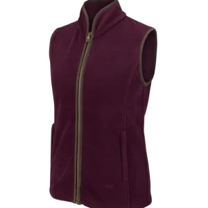 Women Hoggs Of Fife Ltd Gilets*Hoggs Stenton Technical Ladies Gilet Merlot